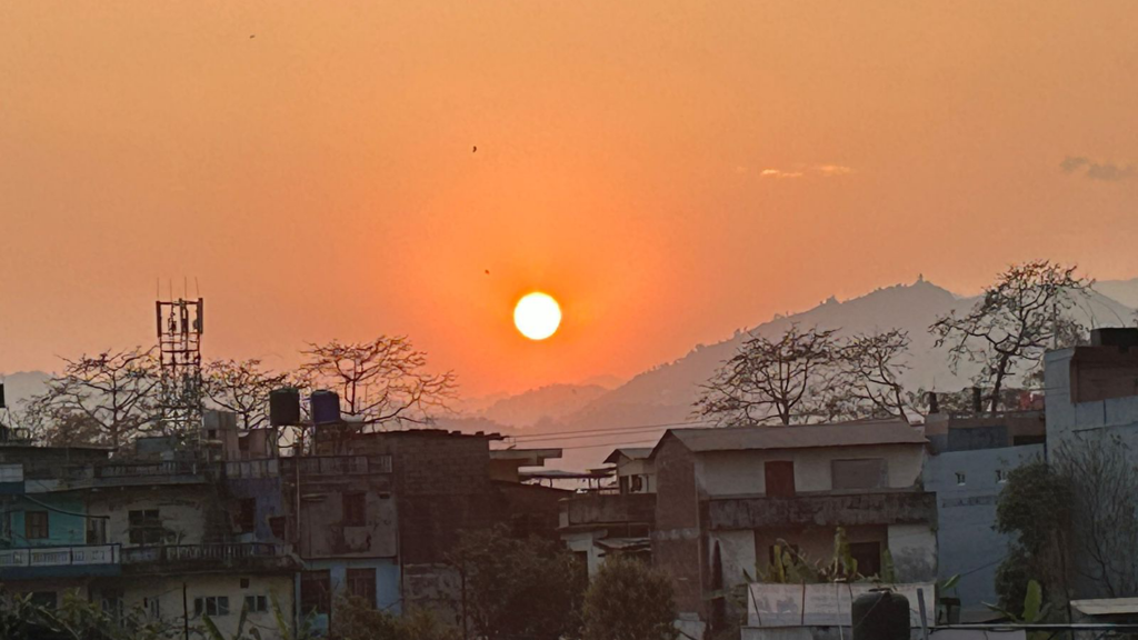 Pokhara 2024 of the Evening Sunset
