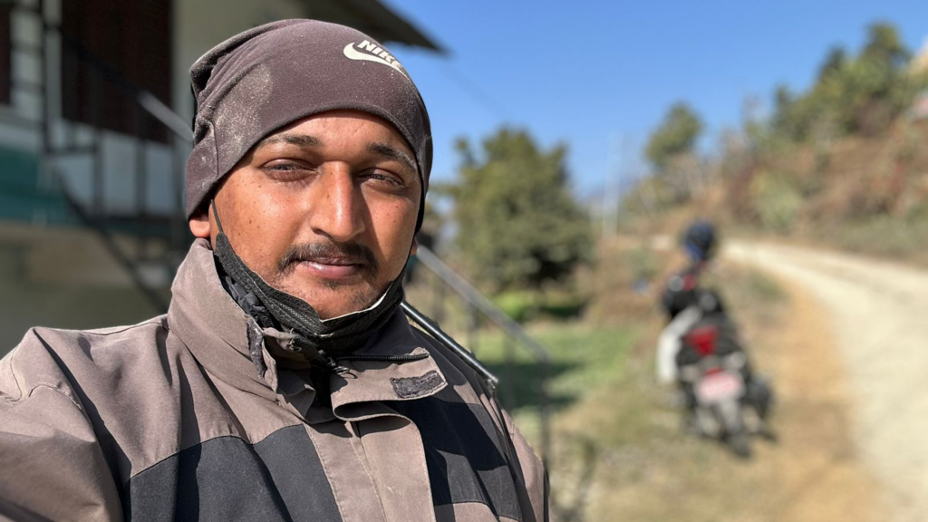 After a long time the officer went to Danda Naudanda