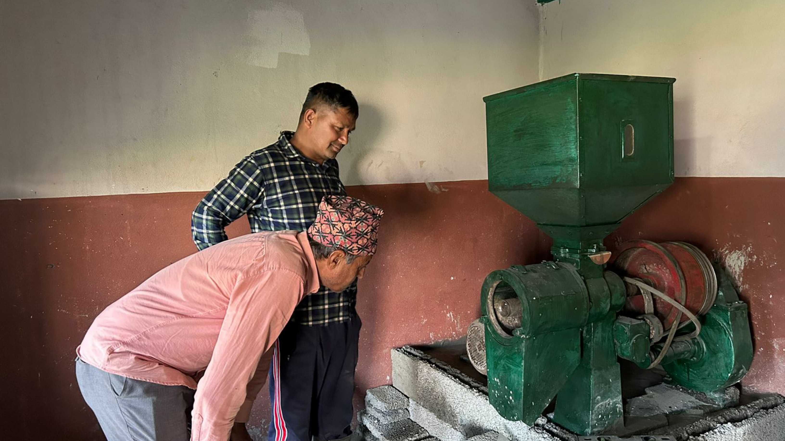 The machinery is fitted in the Rithepani 