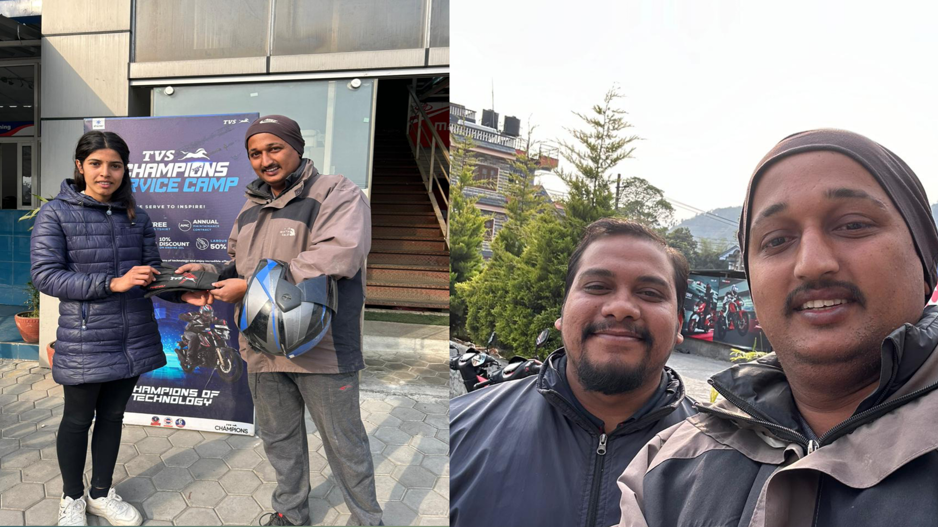 TVs Gifted to me Gloves from Pokhara