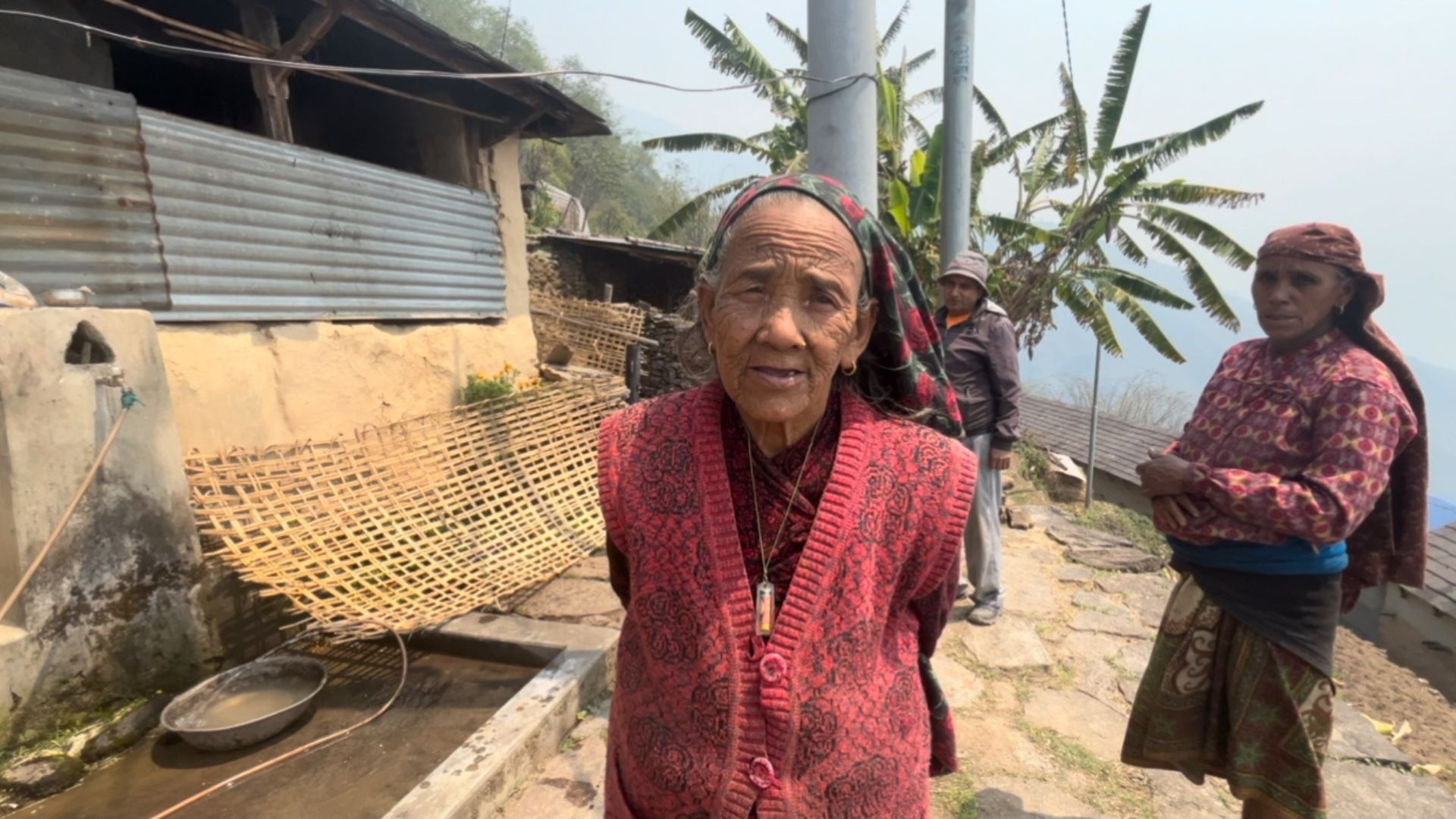 Meet With Mother On Khilang Village