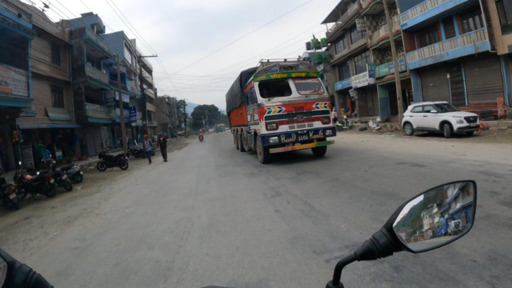 There is No Glass in The Front of The Truck