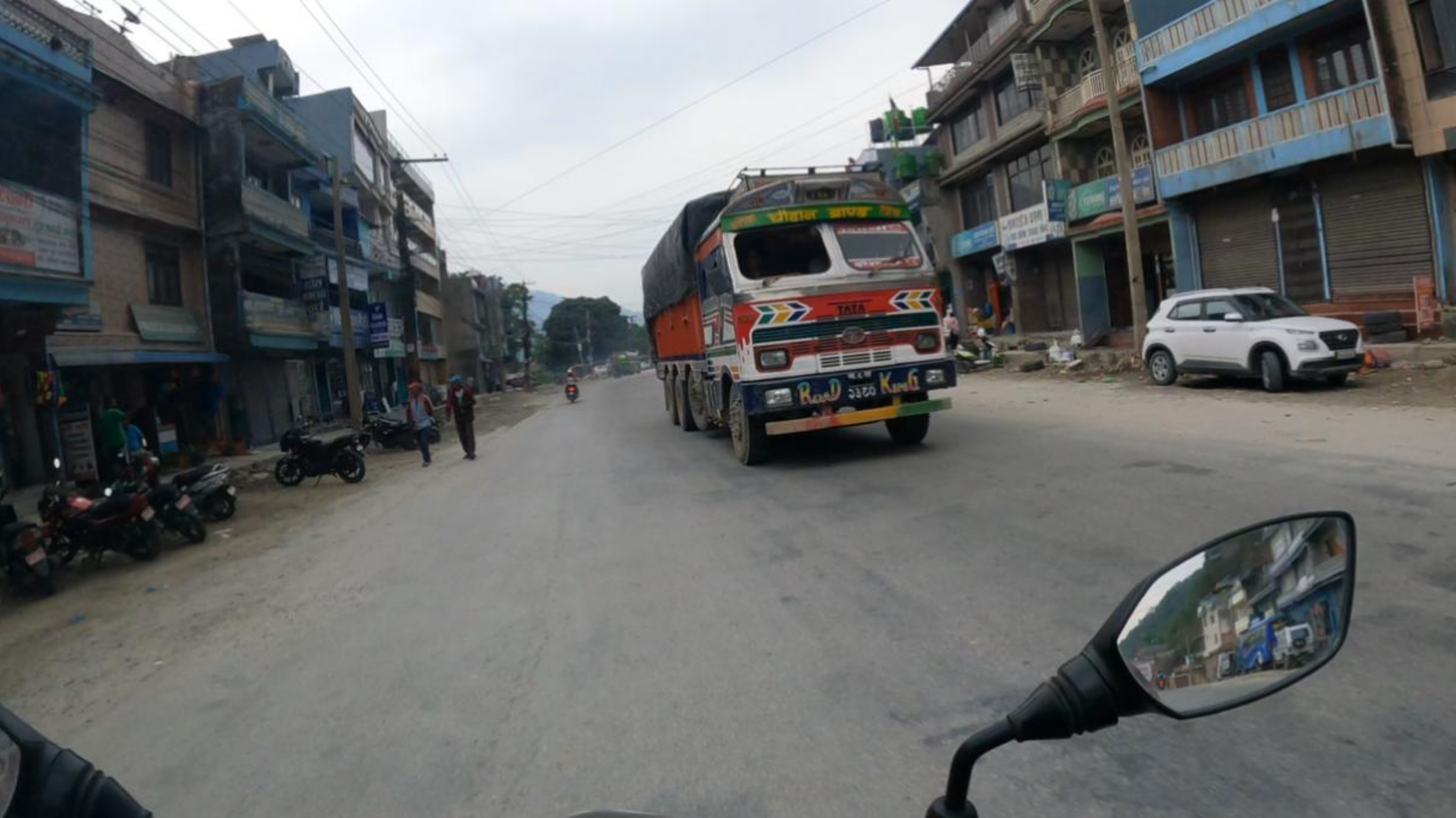 There is No Glass in The Front of The Truck