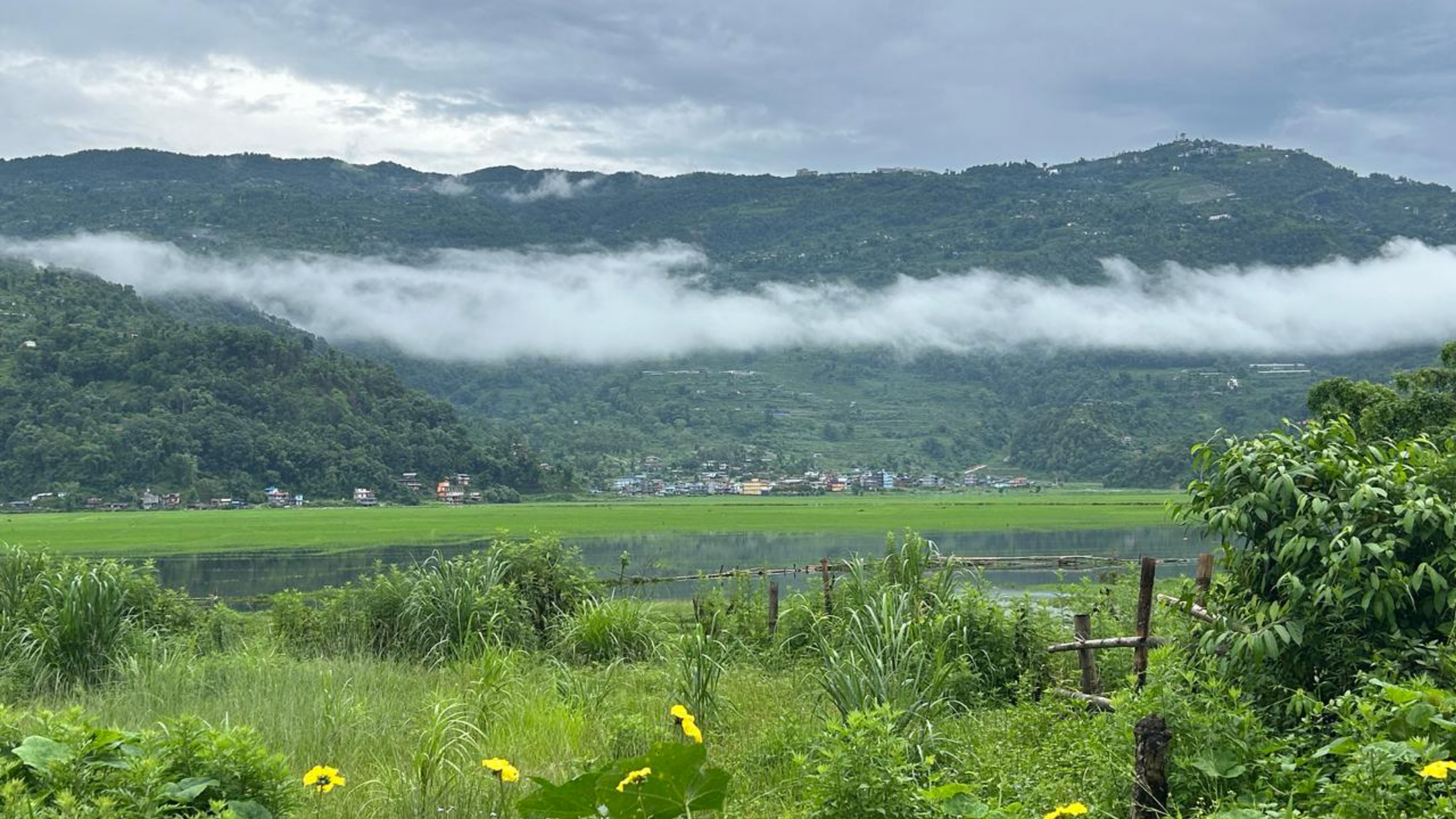 Beautiful View Click Of Pame From Marki Village