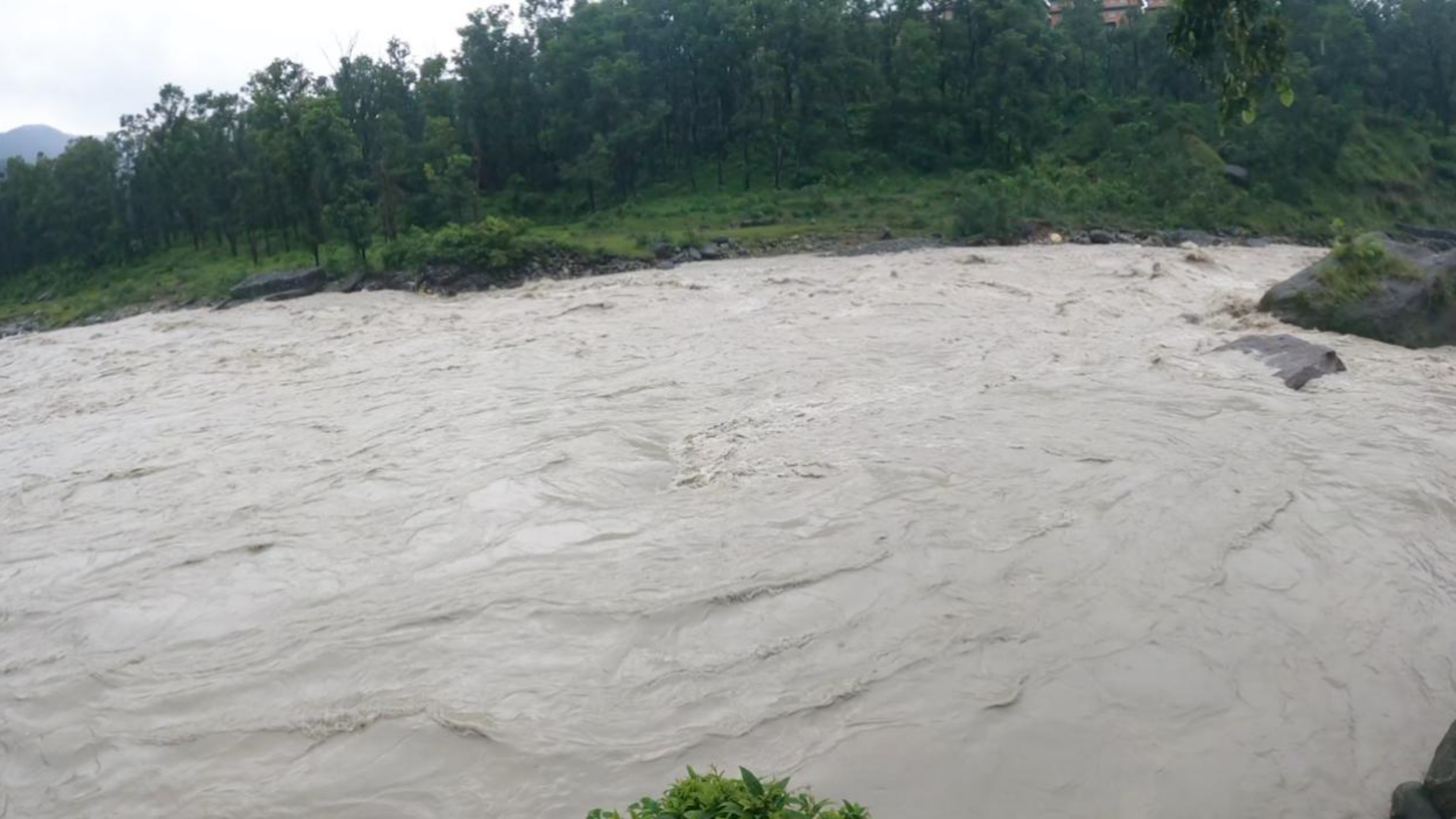 Flood Increase In Seti River In Pokhara