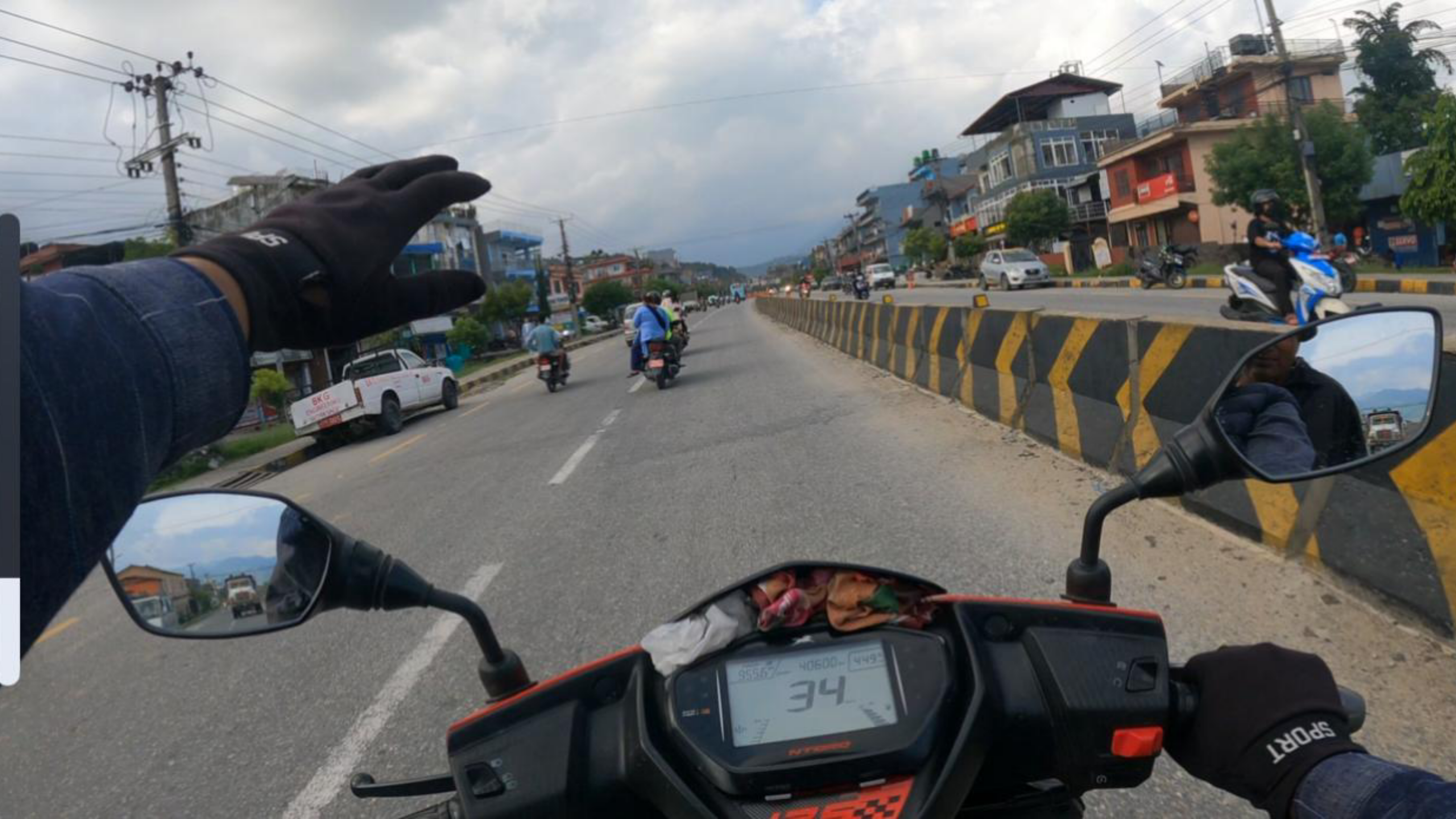 Trying To Disturb With Rainfall In Pokhara