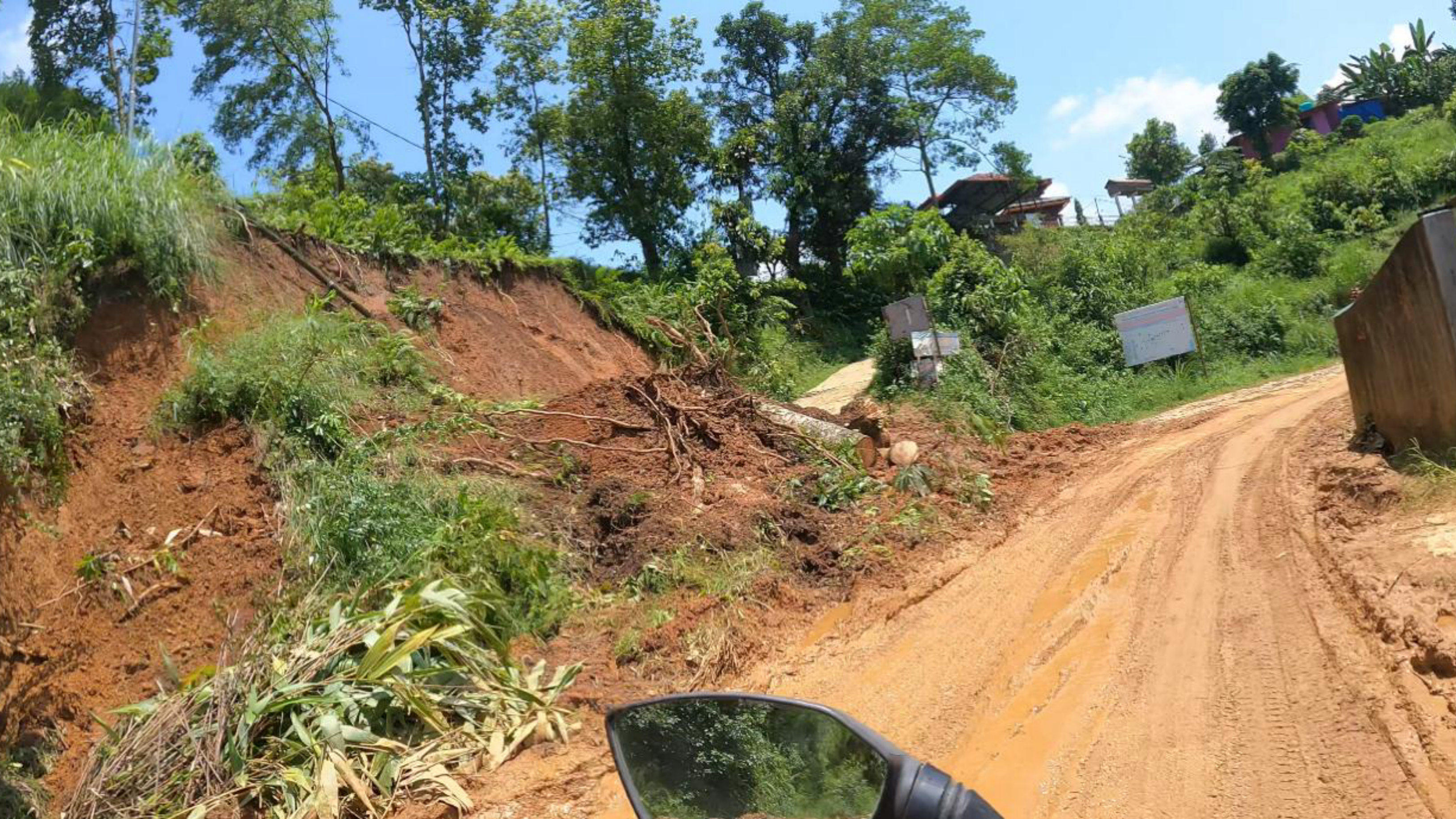 Landslides In The Begnas Area Of Pokhara