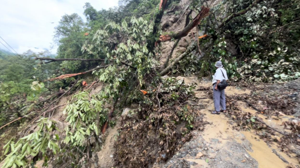 Landslides in Birethati  Nayapool