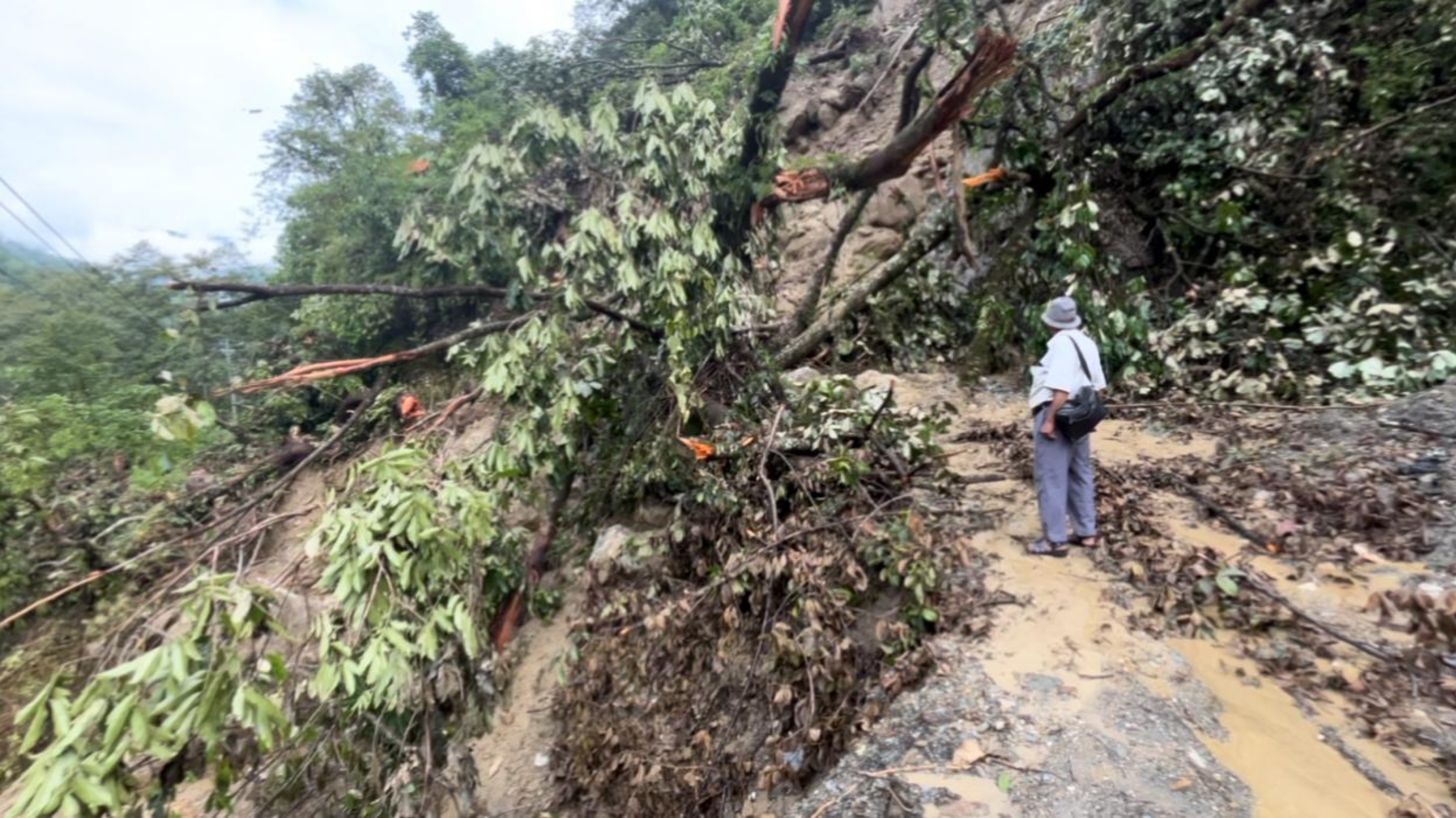 Landslides in Birethati  Nayapool