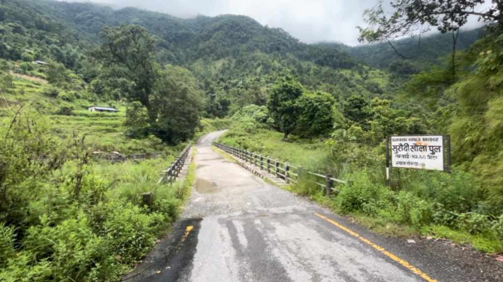 Way To Syangja Badkhola With Scooter