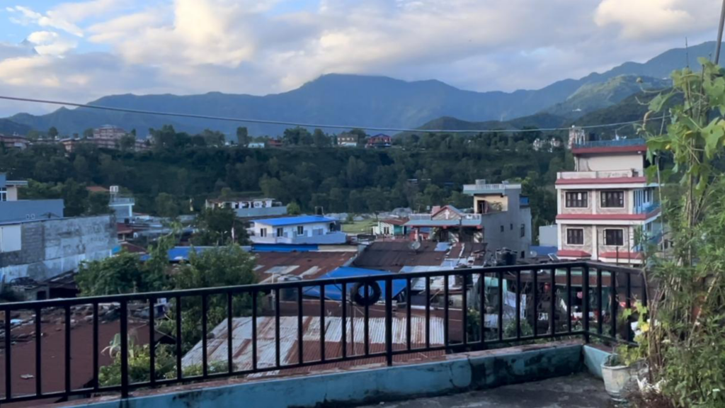 Evening View From Pokhara Simpani