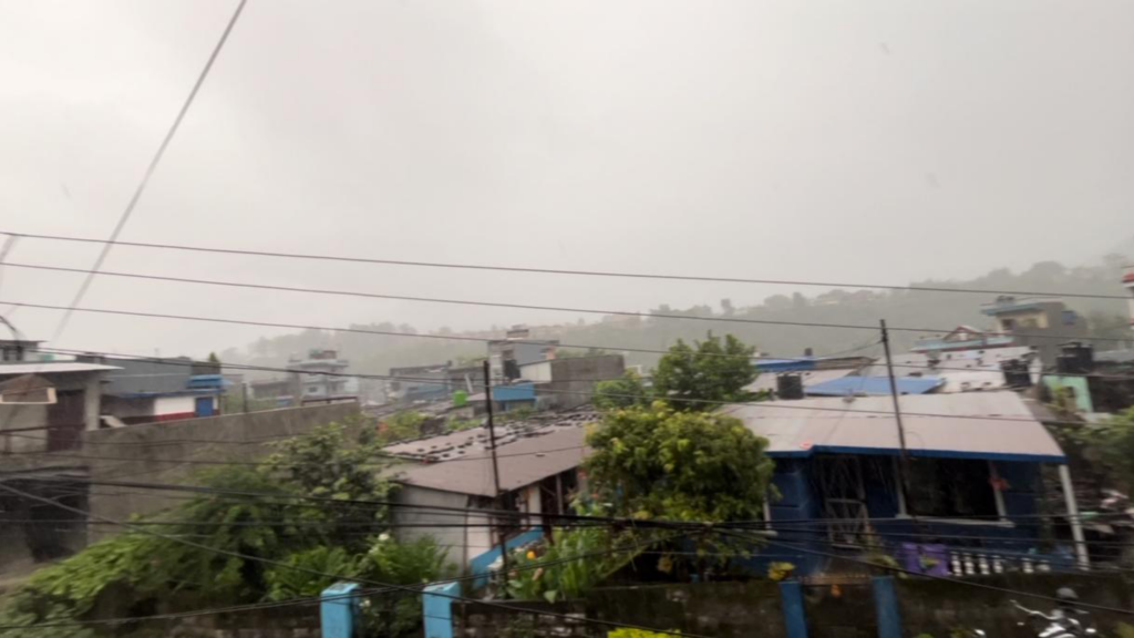 Whole Day Rainfall Few Days Ago On Pokhara