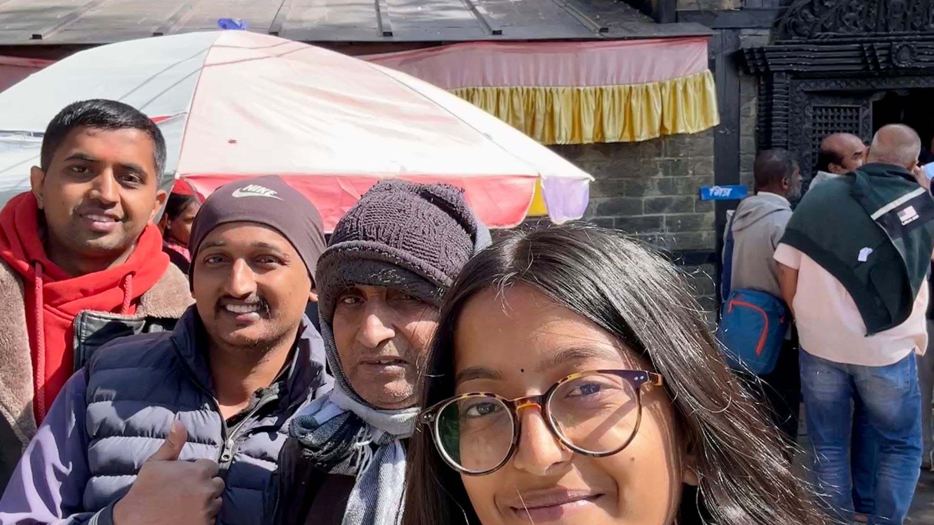 Muktinath Temple Taking A Selfie With The iPhone