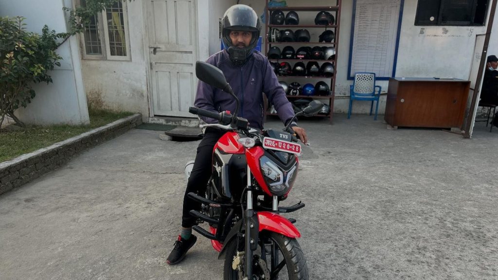 New Looks On TVS Raider 125cc With New Number In Pokhara 
