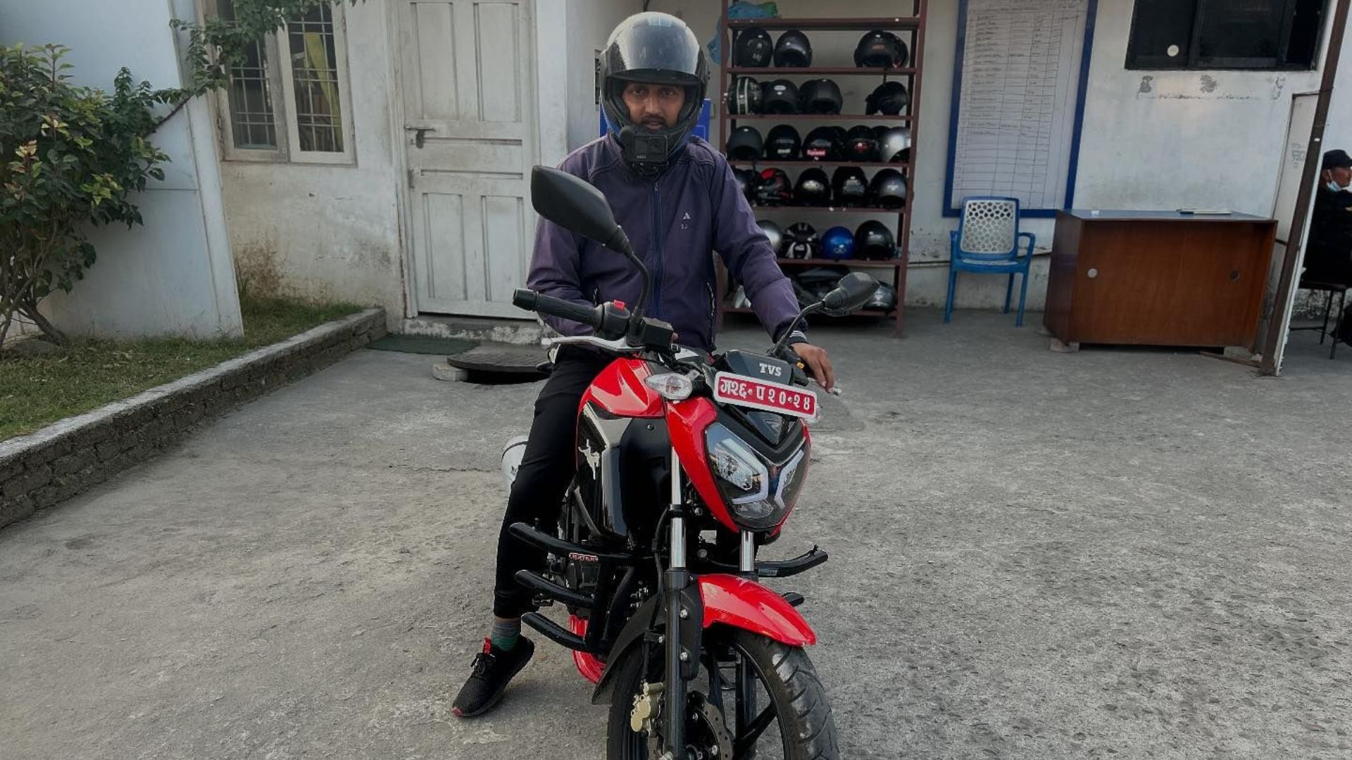 New Looks On TVS Raider 125cc With New Number In Pokhara 