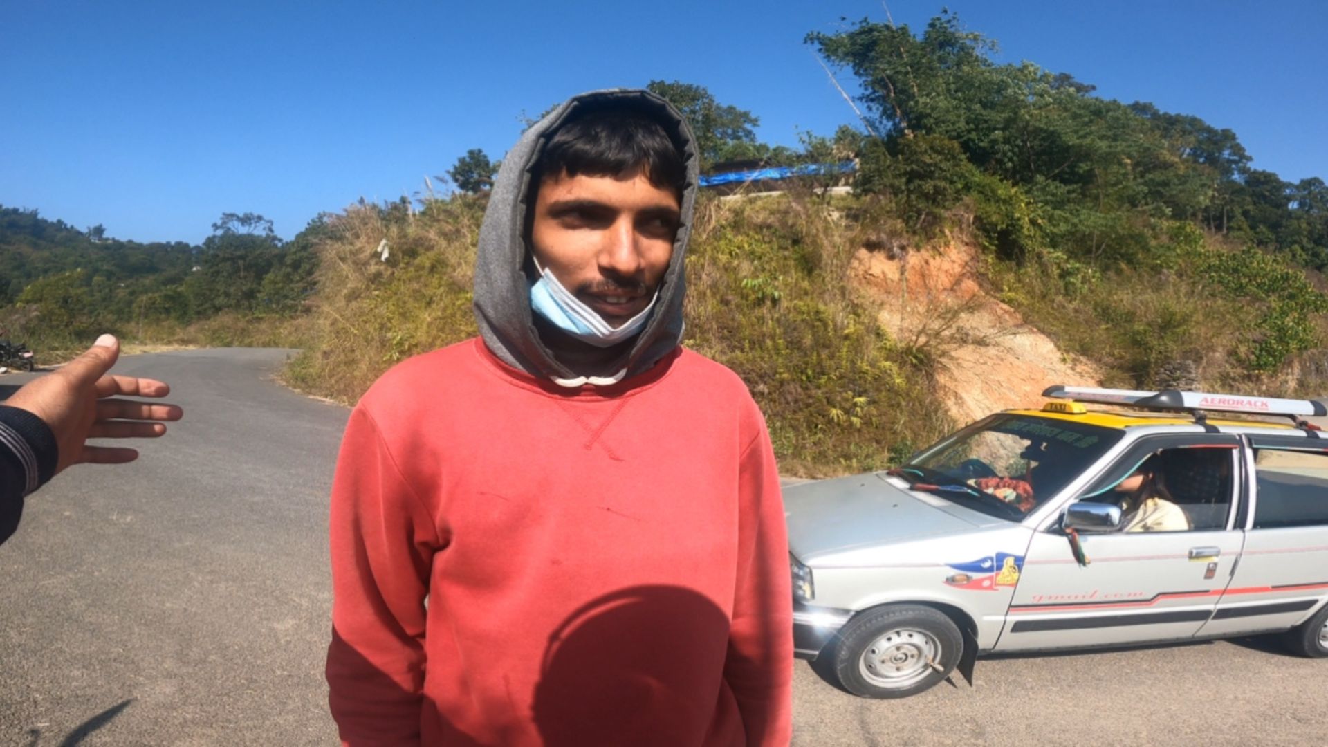 Celebrating Saturday Sitting And Chatting With My Brother On The Hill In Methlang