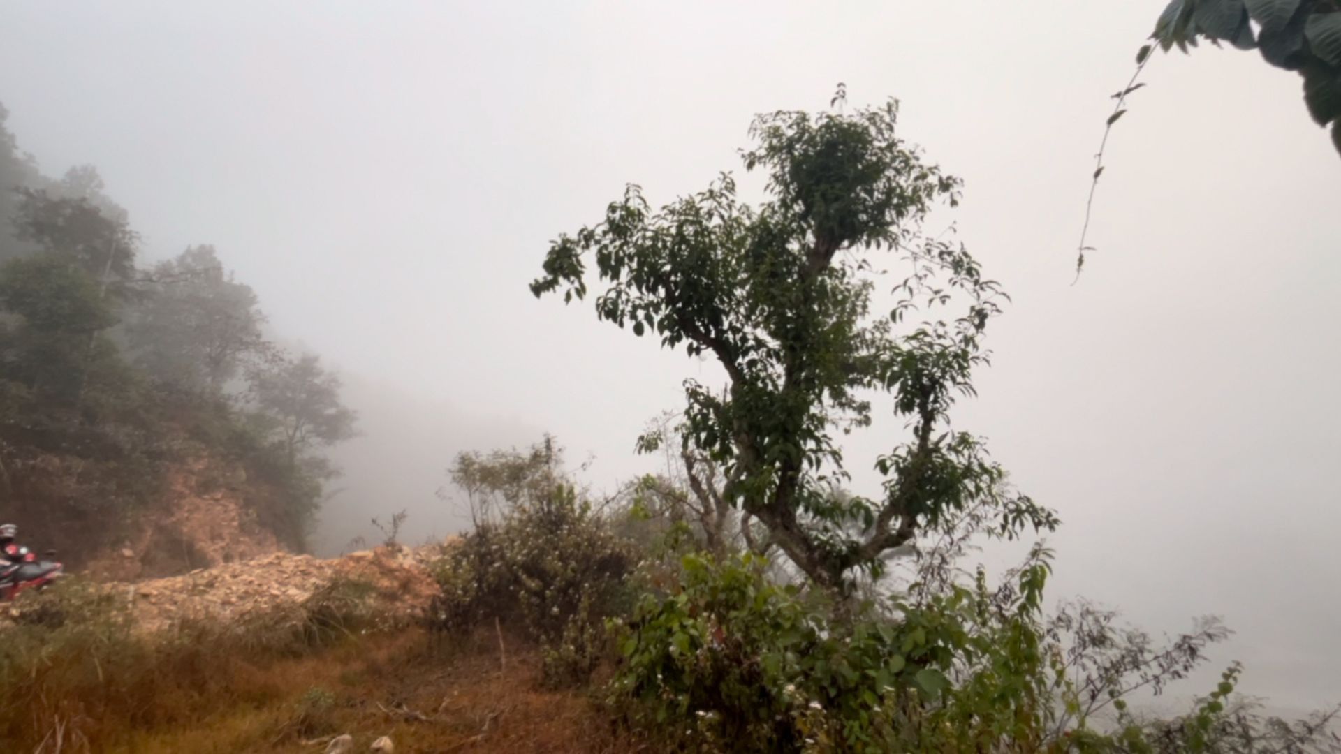 Foggy Weather Happen On Lekhnath Pokhara