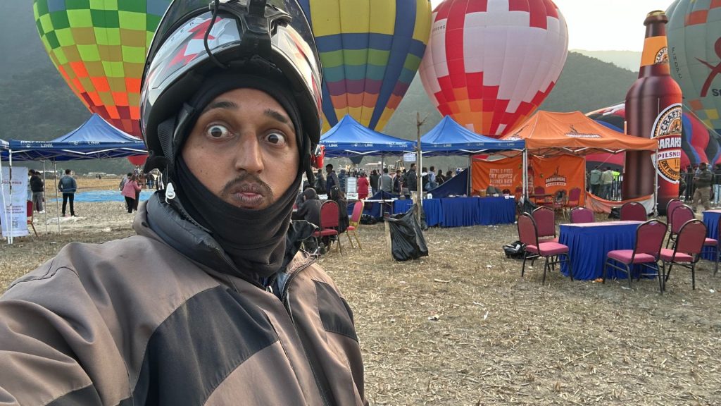 I Took Selfie With The International Balloon Festival In Pokhara 2024 
