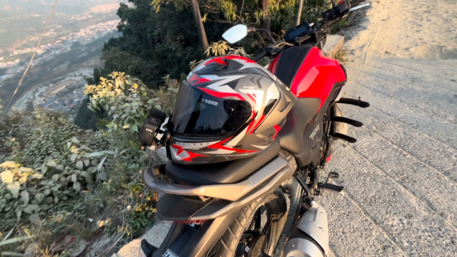 Finally Buy A New Bike With A New Helmet 