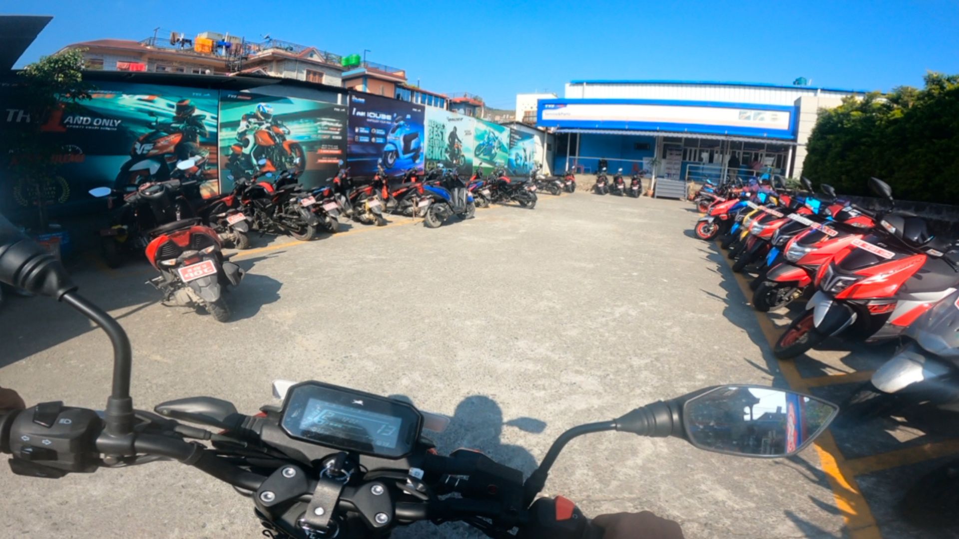 2nd Service On Tvs Raider 125cc In Pokhara