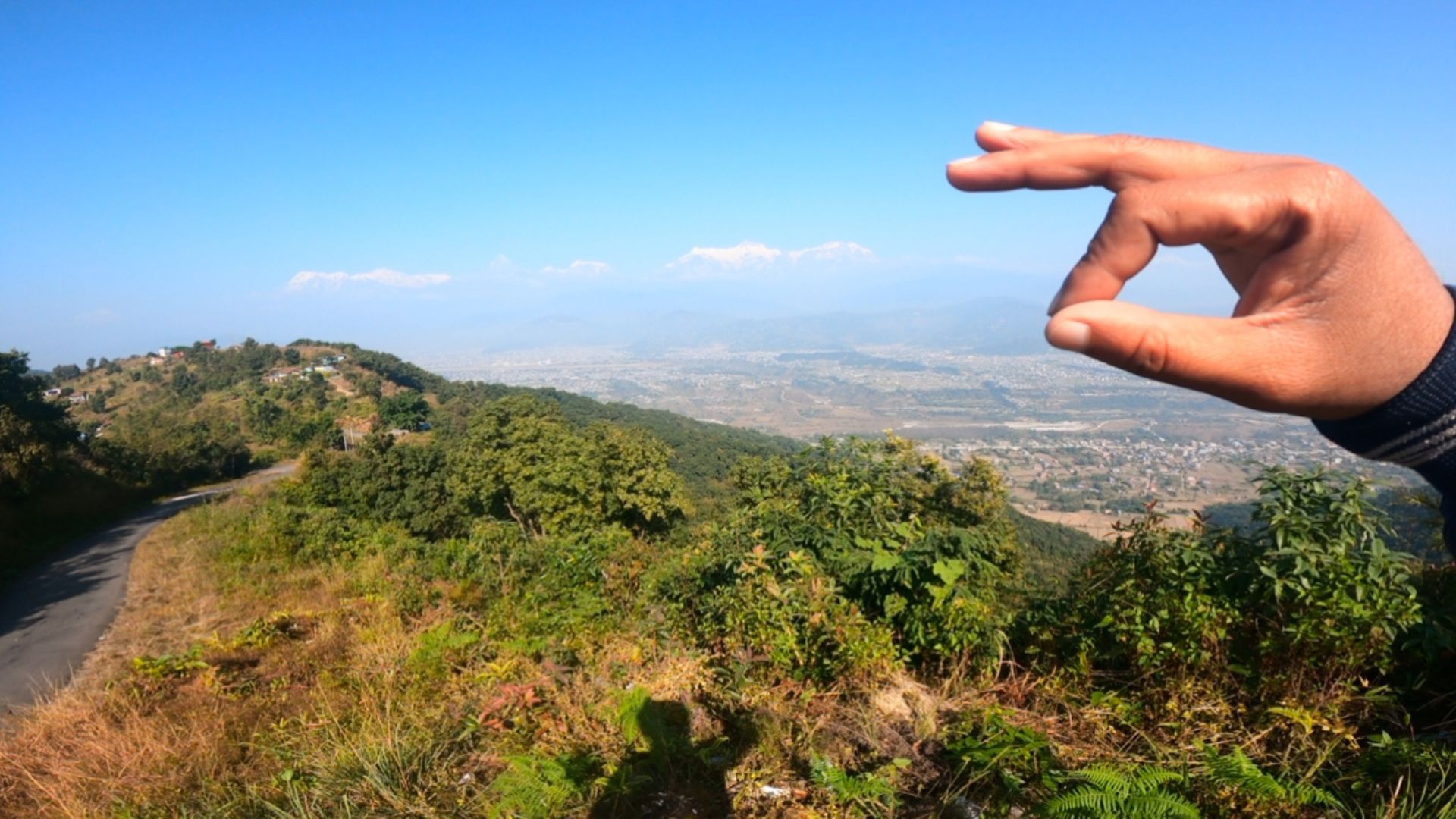 The View Of Pokhara Was Beautiful From A Place In Dandagaun 