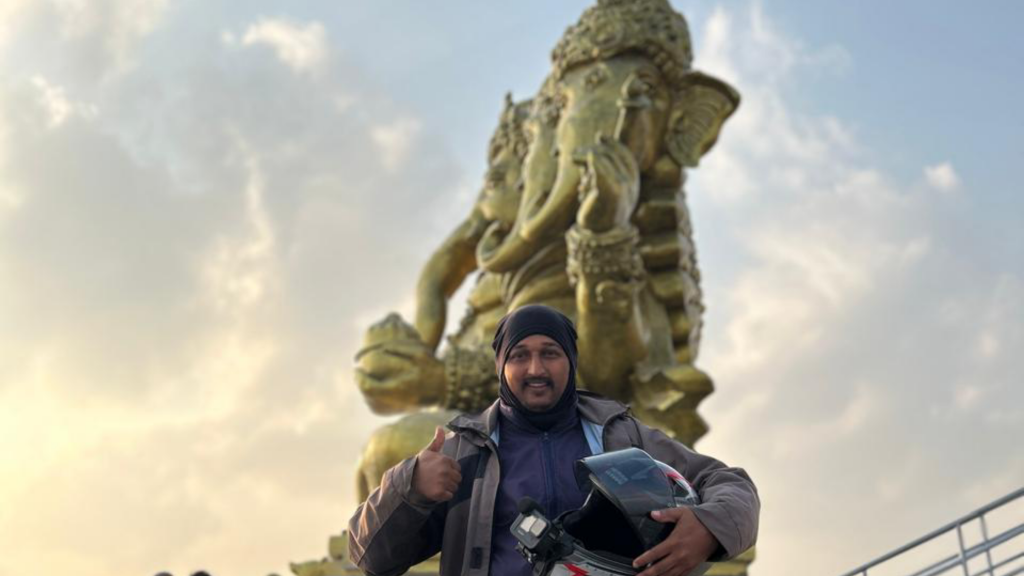 Reach Ganesh Statue In Sarangkot In Pokhara