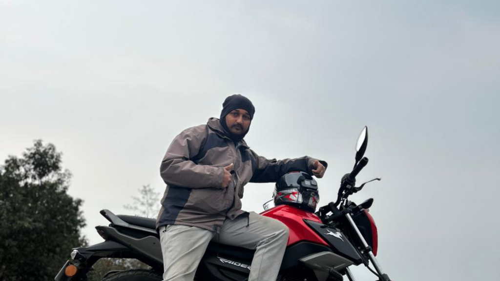 Photo Click Ready For TVS Raider Review In Pokhara