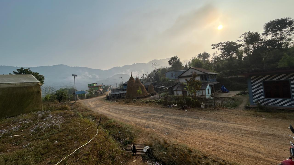 Morning View From Lilachowk In Tanahun