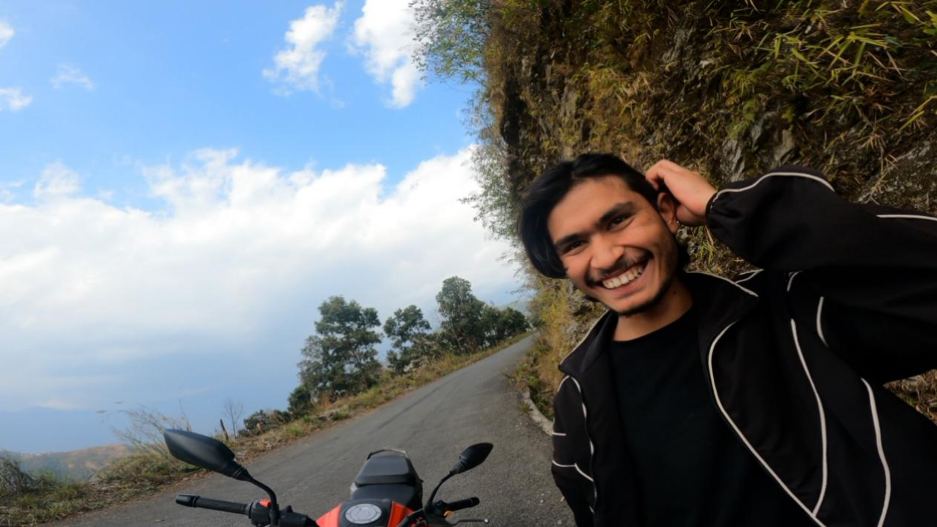 Bimal Thapa Is Trying To Make A Moto Vlog With A TVS Raider In Pokhara