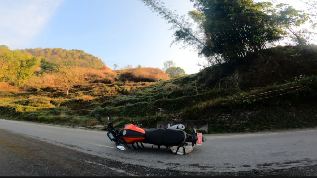 Accident Happens On Syangja Highway With Mr Laxman YouTuber