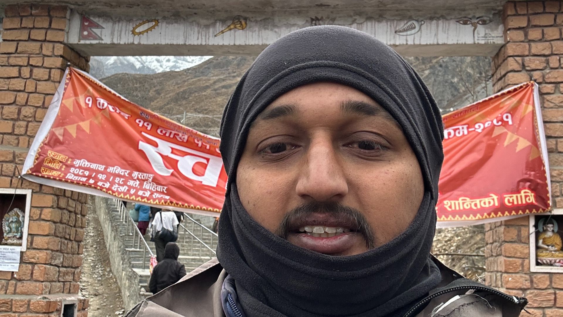 Moving On Muktinath Temple In New Year 2082