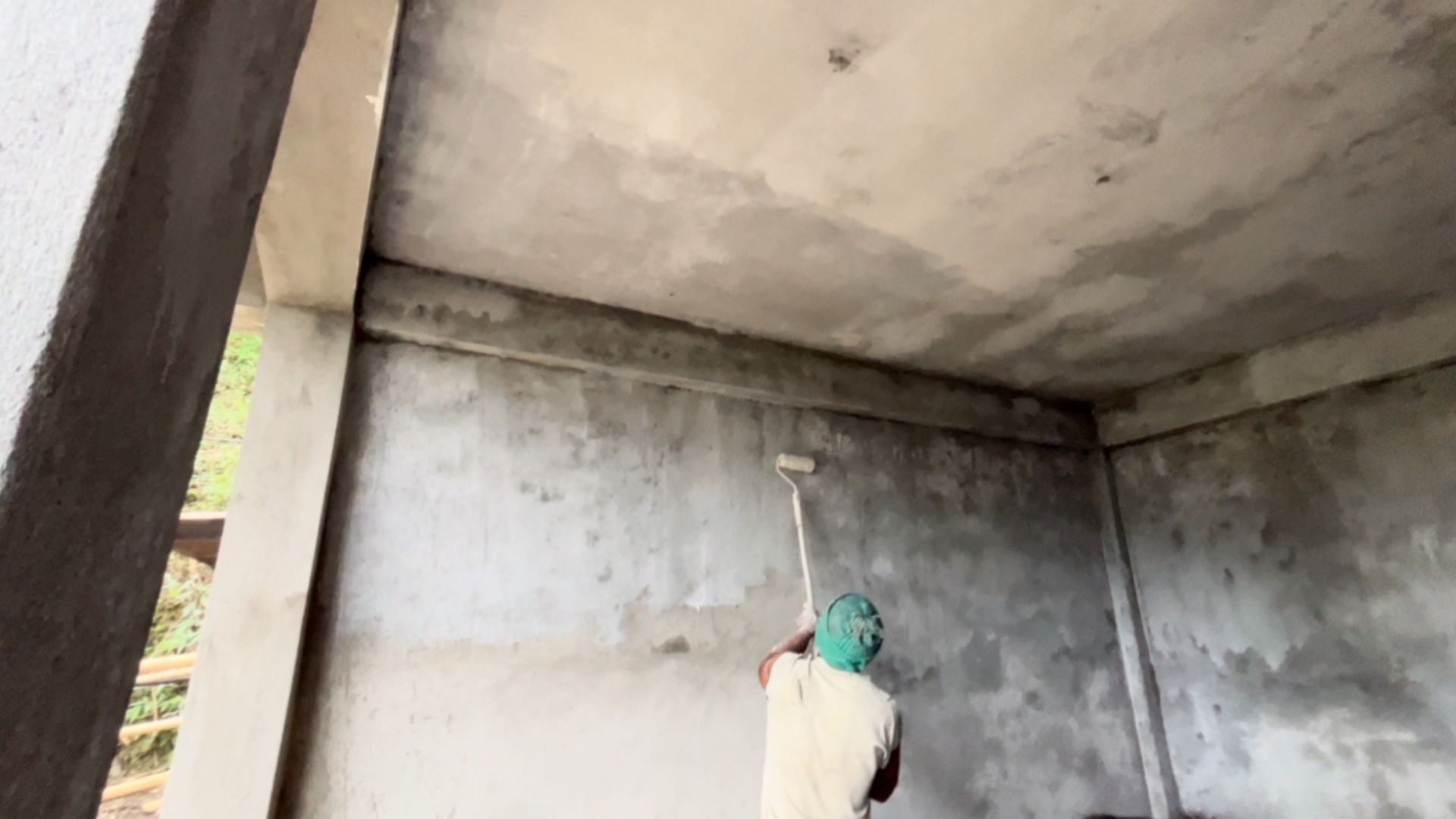 The Painter Was Painting The House