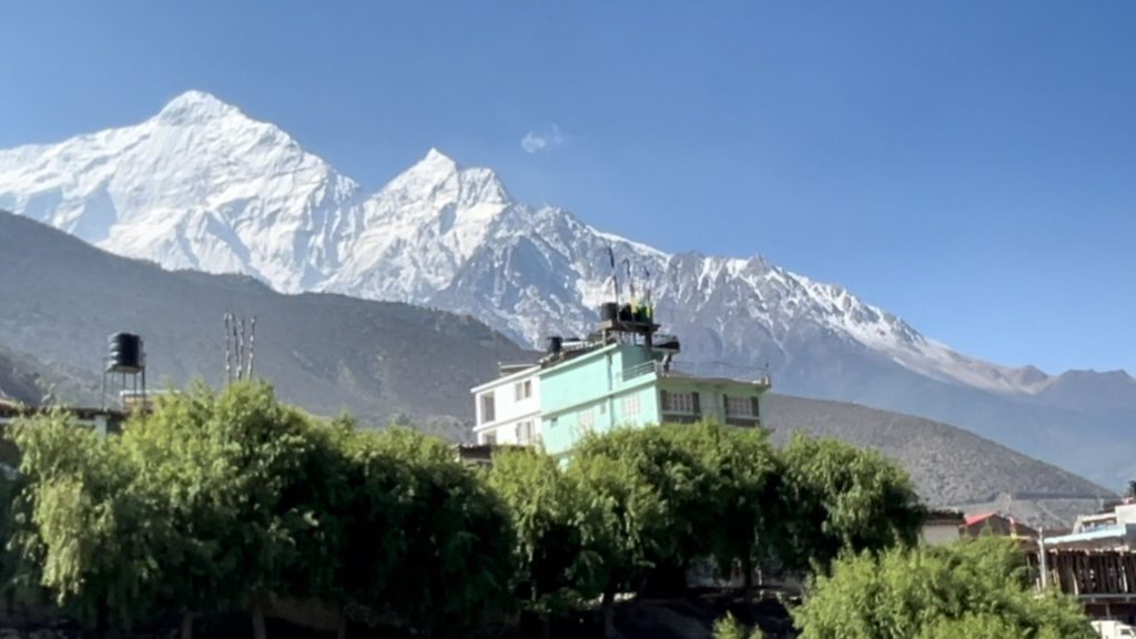 Beautiful Mountain View From Jomsom In Mustang 