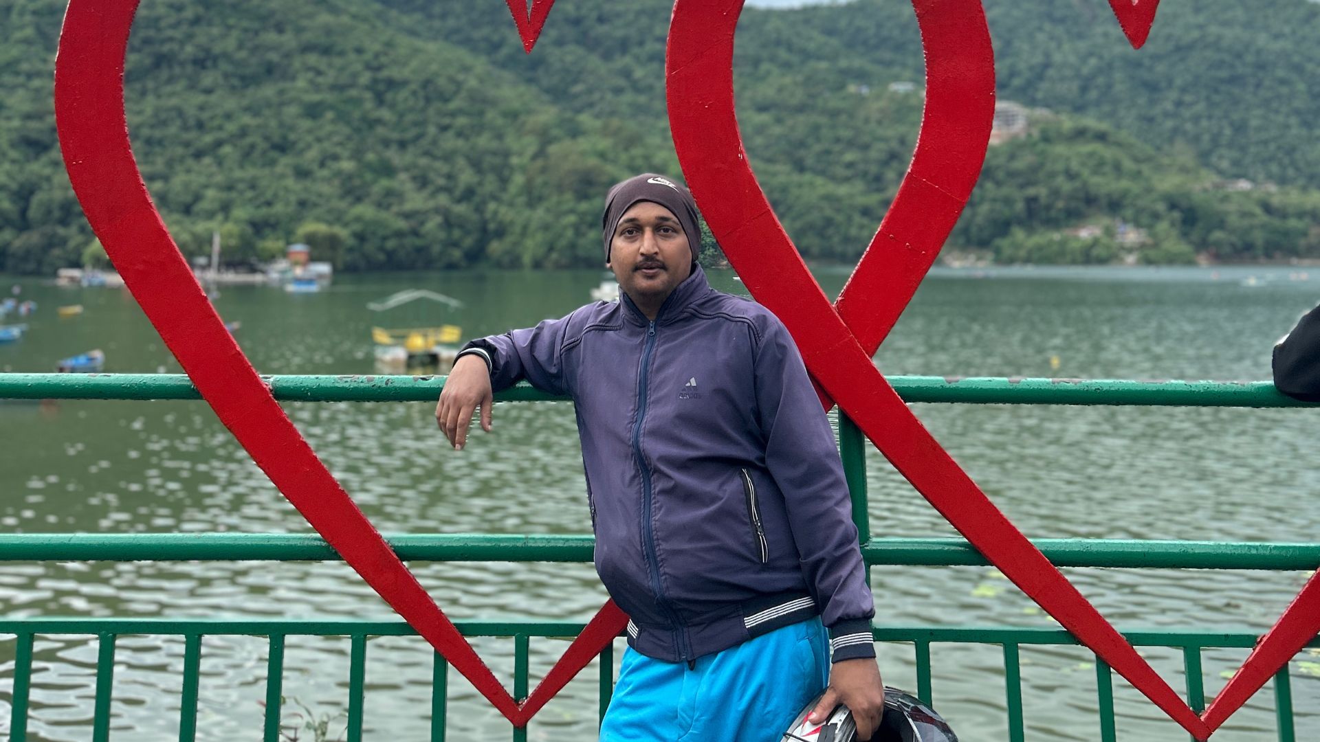 Refresh On Fewa Lake In Pokhara In The Evening Time 