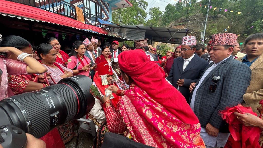 My Mother Took Tika With My Mithitju In Wedding 
