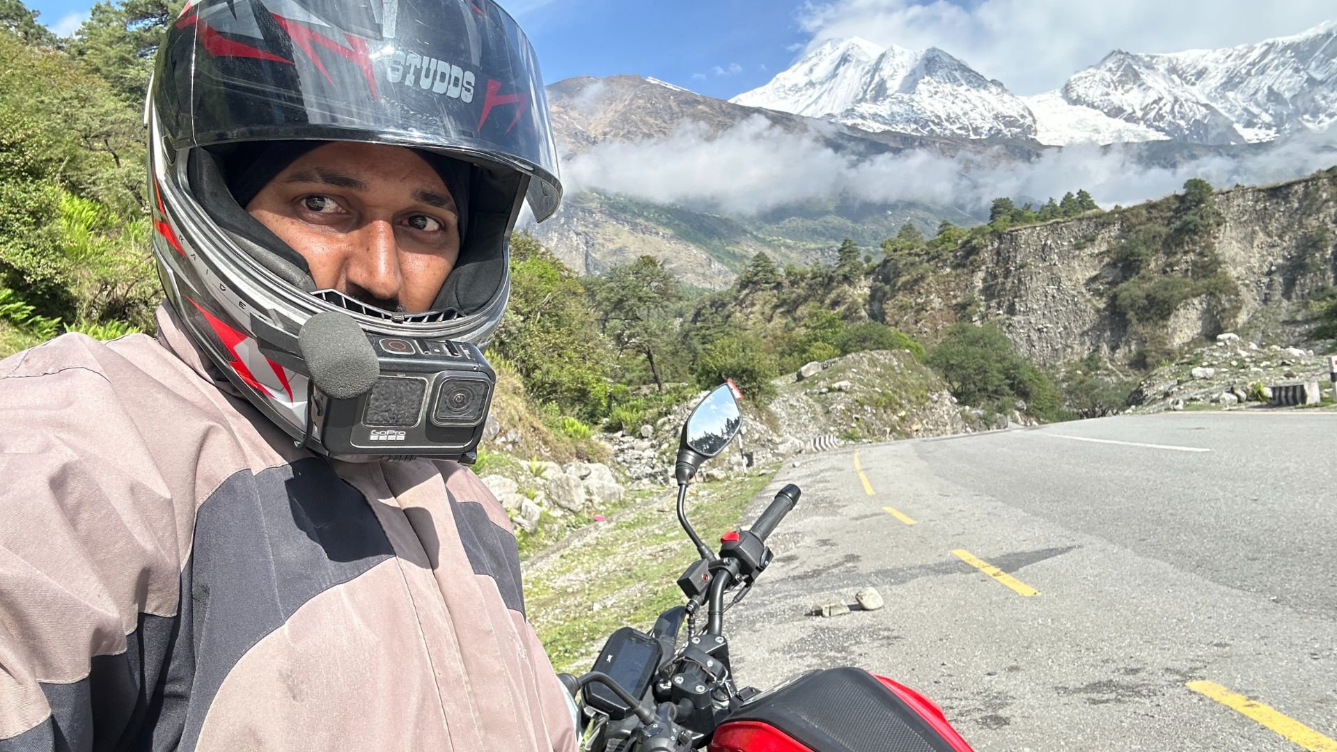 Morning Ride On Mustang On Lete Village