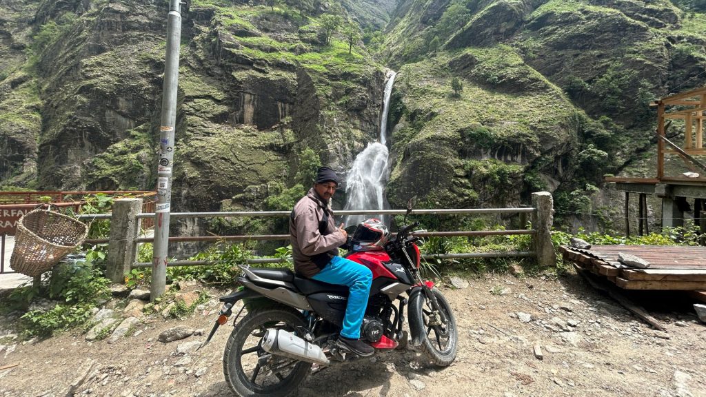 Chamche Waterfall In Manang In Lamjung