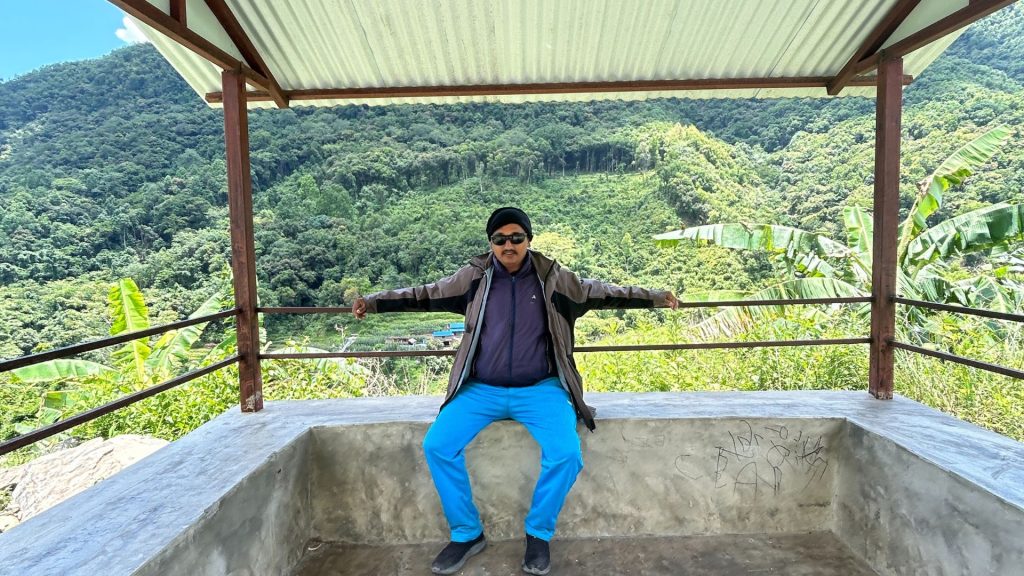 On The Way To Lamjung Stay At A Public Rest Place Home