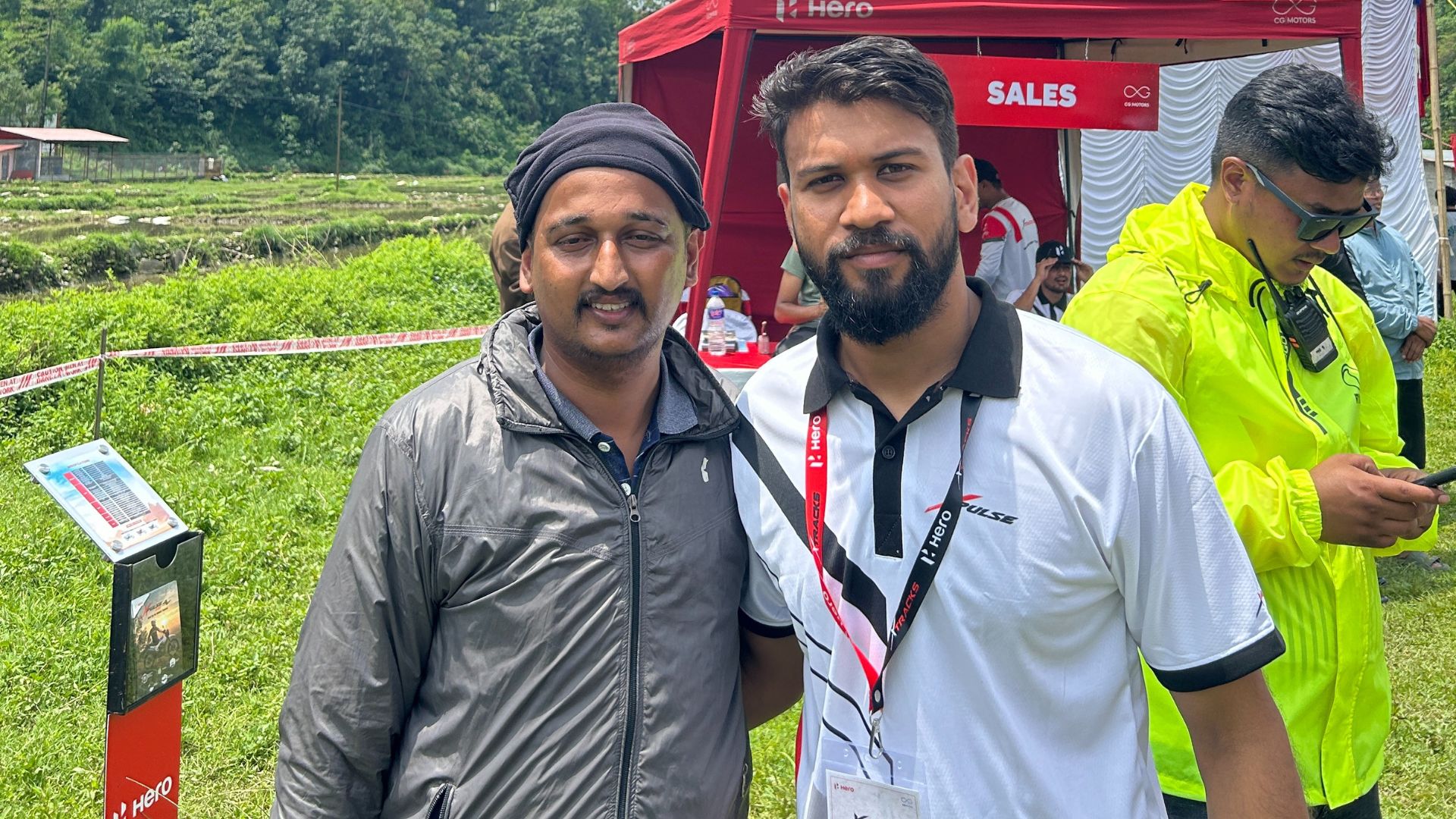 I Meet With Manish Thapa At The Hero Xpulse Pokhara Event In Xtrack Ride 