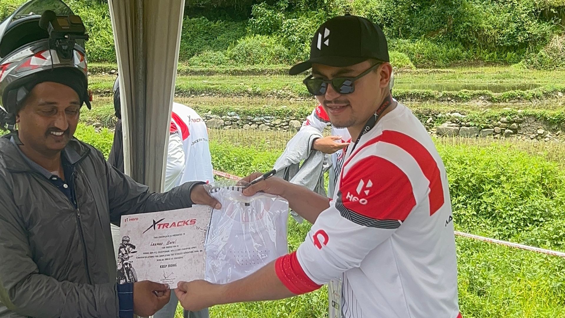 Experience Certification Of Xtrack Hero In Pokhara 