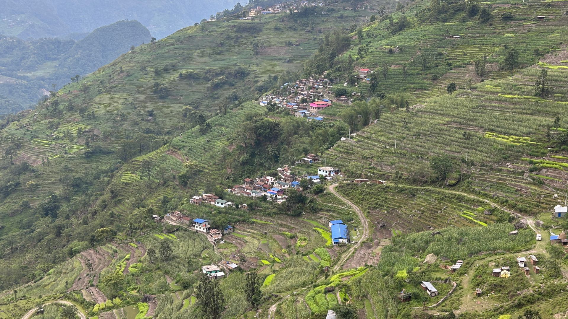 Mipra Village Of Lamjung In Manang