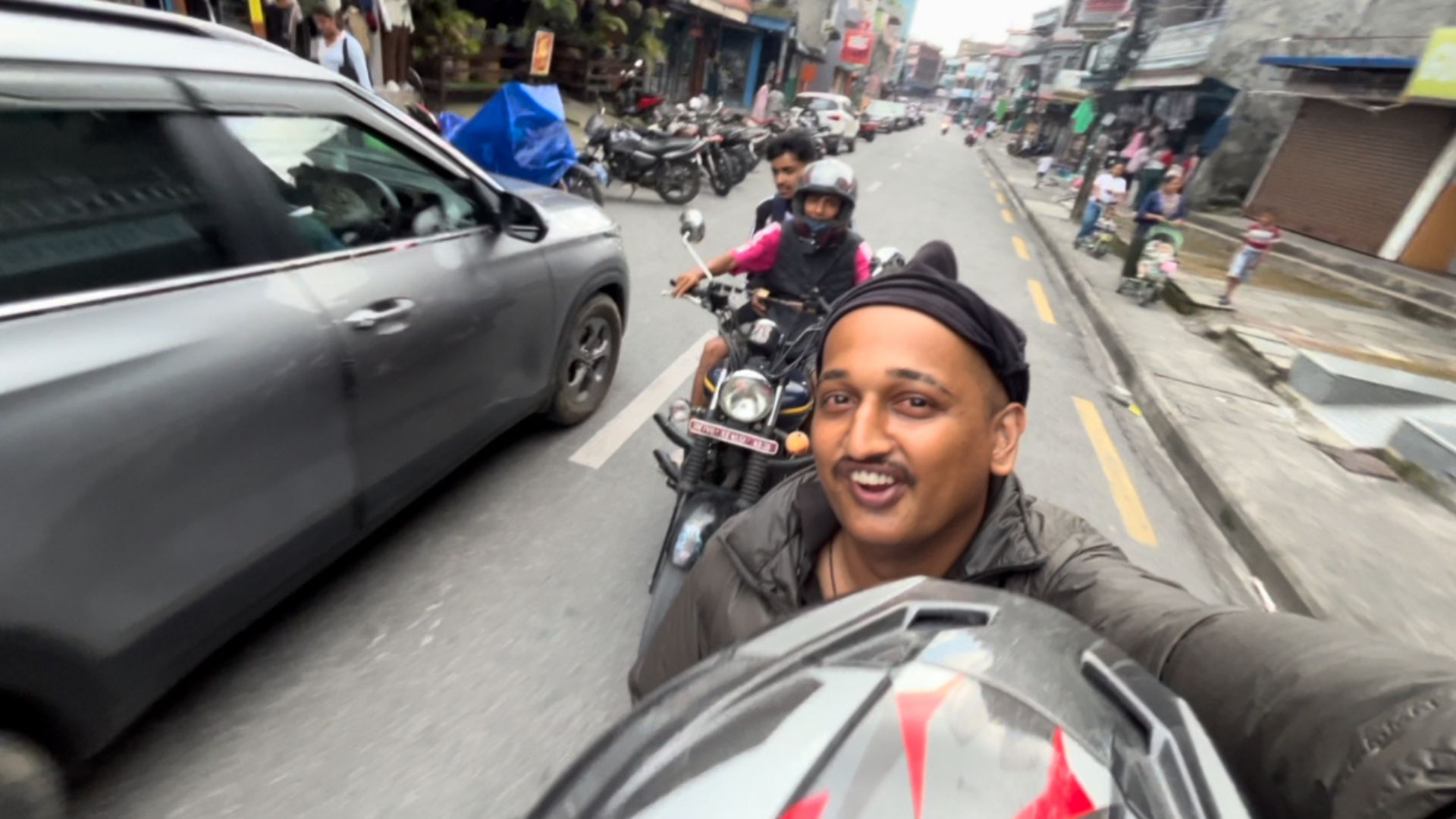 I Went To A Place Near Pokhara With My Brothers On Ride