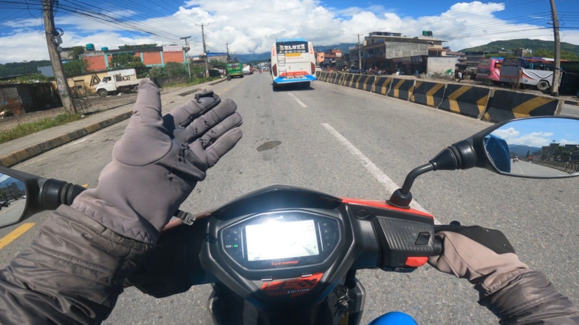 Over Take and Over Speed On The Highway In Pokhara 