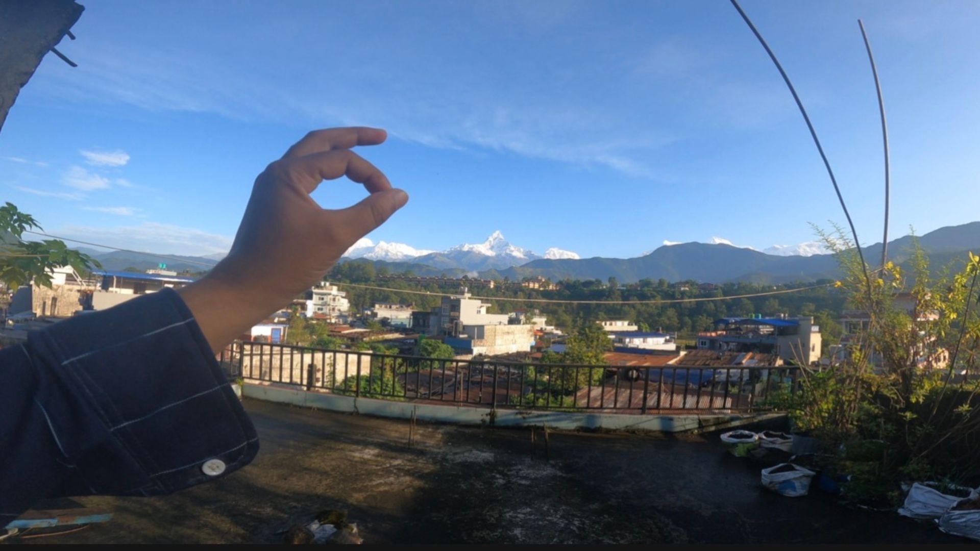 Perfect Morning View From Pokhara