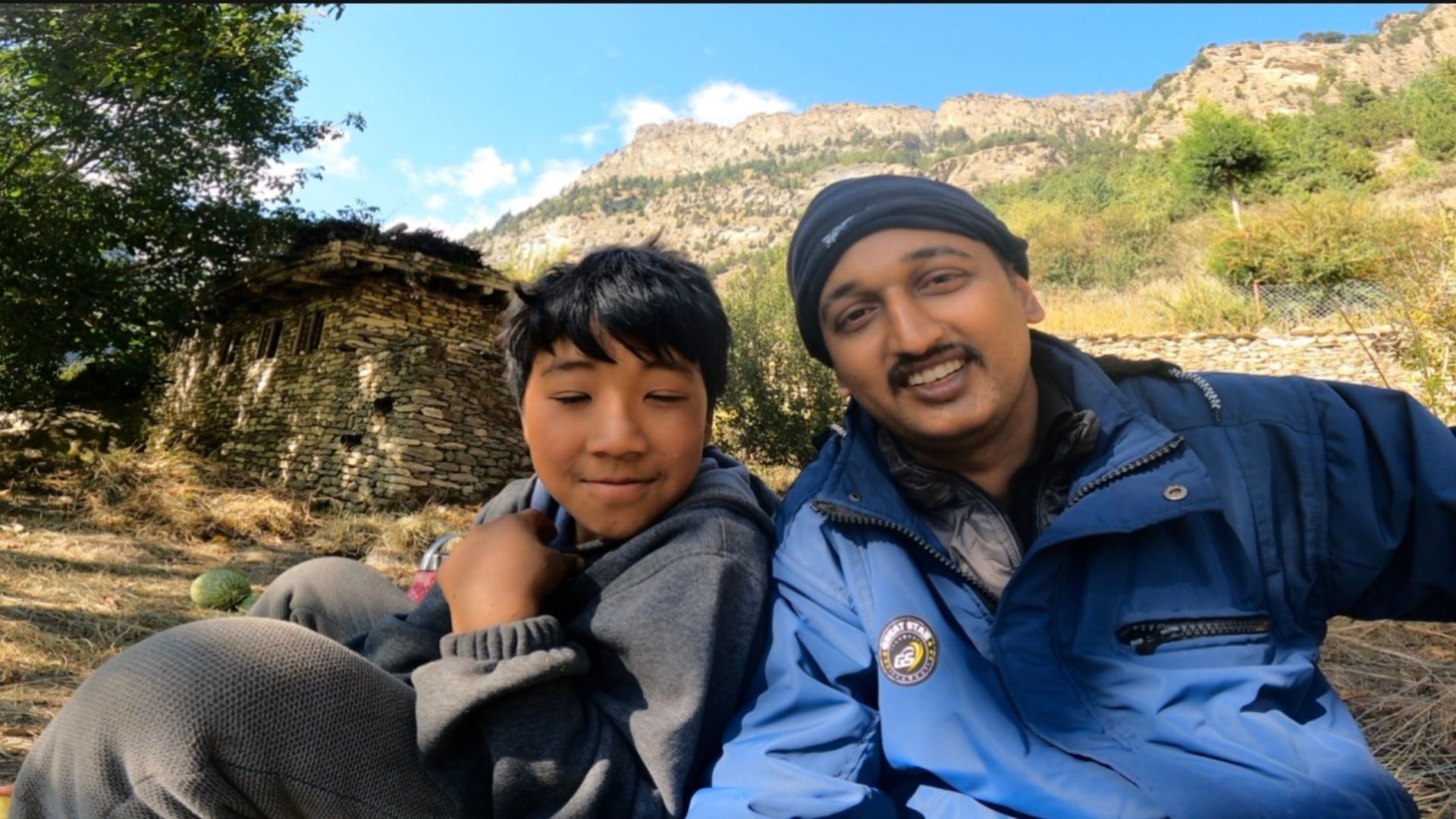 Meet With Tukche Brother On Apple Garden