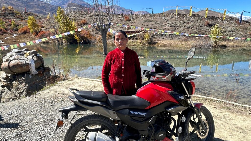 Mother Visit Tora Lake Nearest Muktinath Temple In Mustang