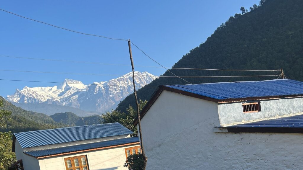 Morning View Chitre Village In Kaski