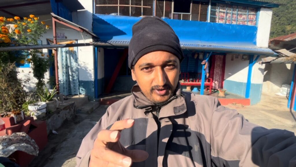 Reach On Chitre Village In Kaski