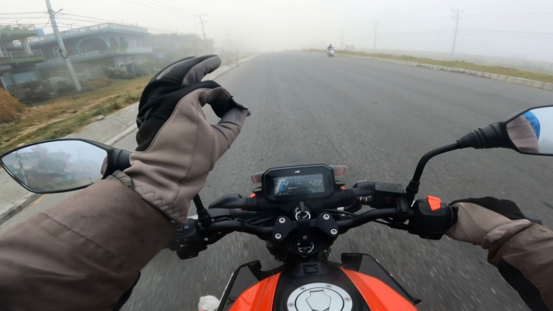 Morning Foggy Weather On Dulegauda