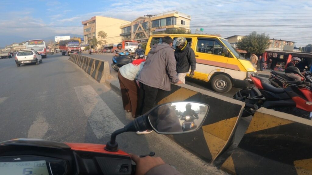 Road Accident In Parsang Pokhara